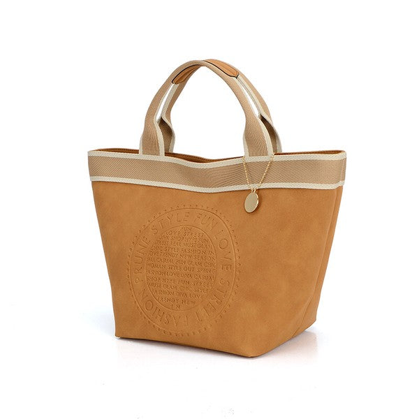 JP Japan | Striped Web | Logo Leather Bag