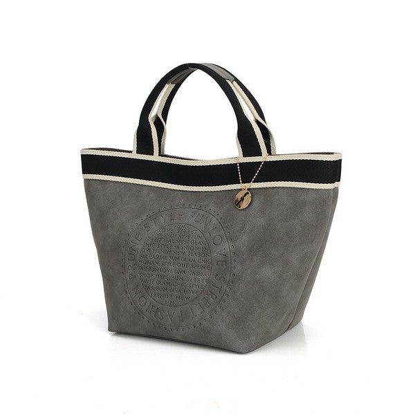 JP Japan | Striped Web | Logo Leather Bag