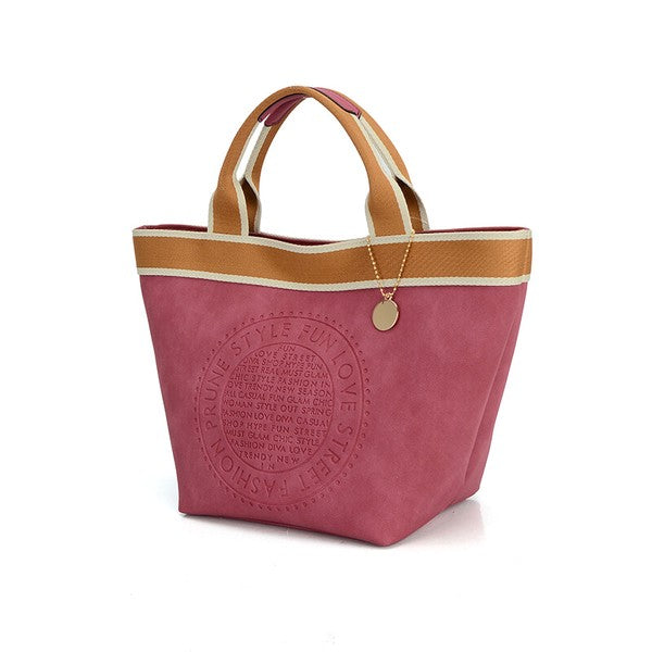 JP Japan | Striped Web | Logo Leather Bag