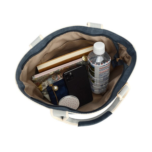 JP Japan | Striped Web | Logo Leather Bag