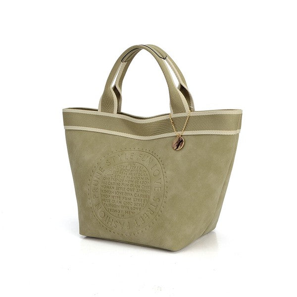 JP Japan | Striped Web | Logo Leather Bag