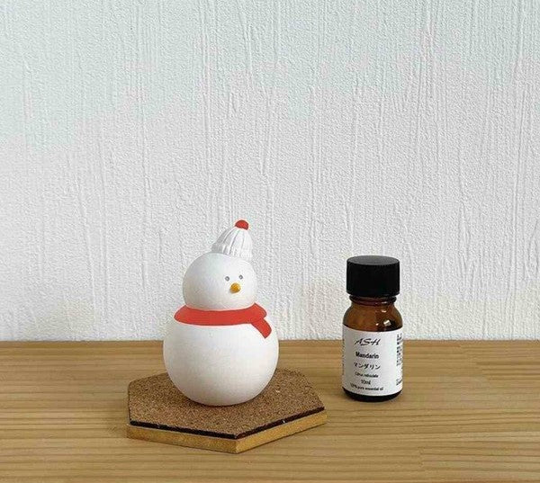 JP Japan | Mini Aromatherapy Decoration | Christmas Snowman (set)