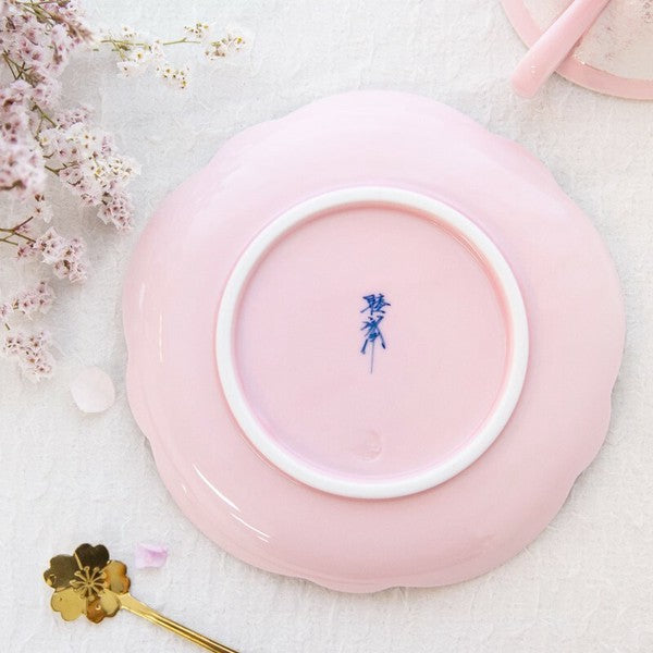 JP Japan | Hasamiyaki | Exquisite cherry blossom-shaped porcelain cup