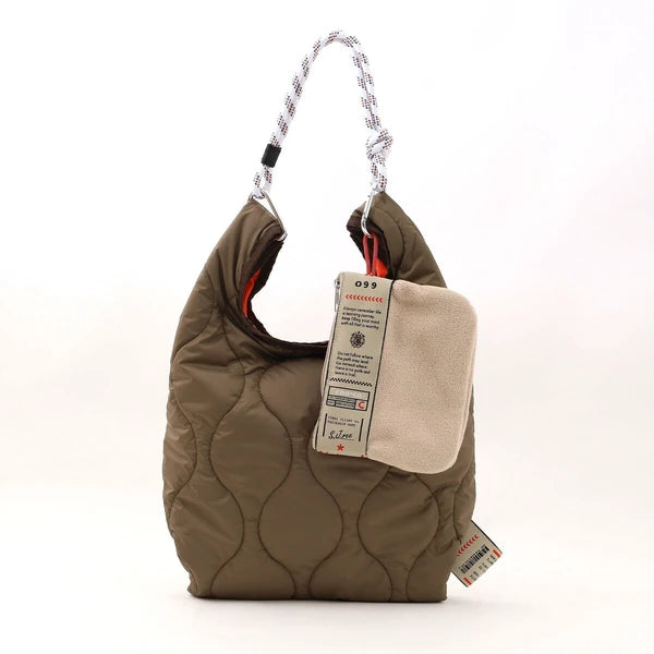 JP Japan | COOCO logo tape | quilted tote bag