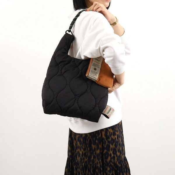 JP Japan | COOCO logo tape | quilted tote bag