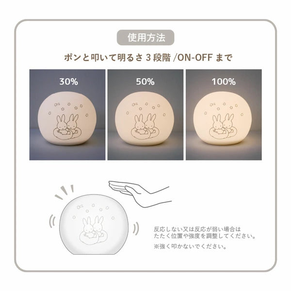 JP Japan | T'S FACTORY Miffy | Silicone table lamp