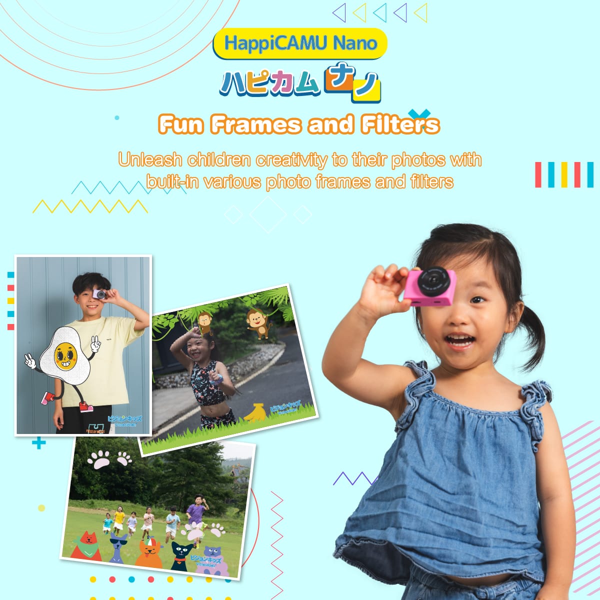 HappiCAMU Nano mini digital camera for kids