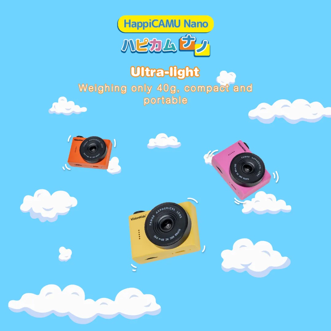 HappiCAMU Nano mini digital camera for kids