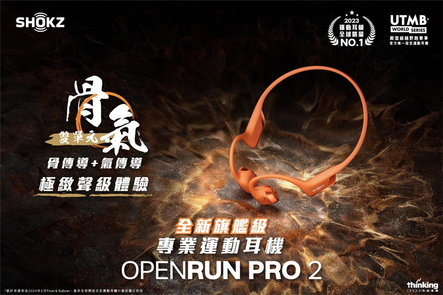 Shokz OpenRun Pro 2 (S820) 專業運動耳機